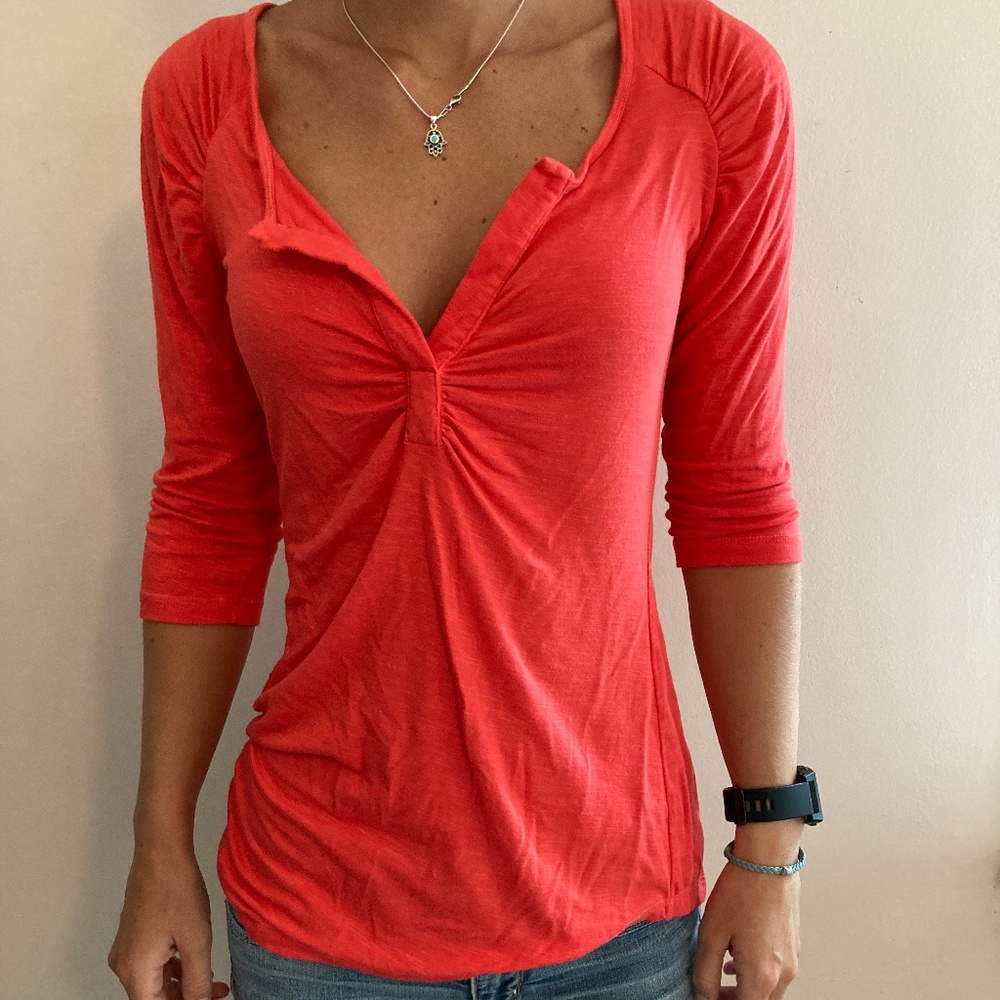 3/4 Sleeve EcoSkin Top